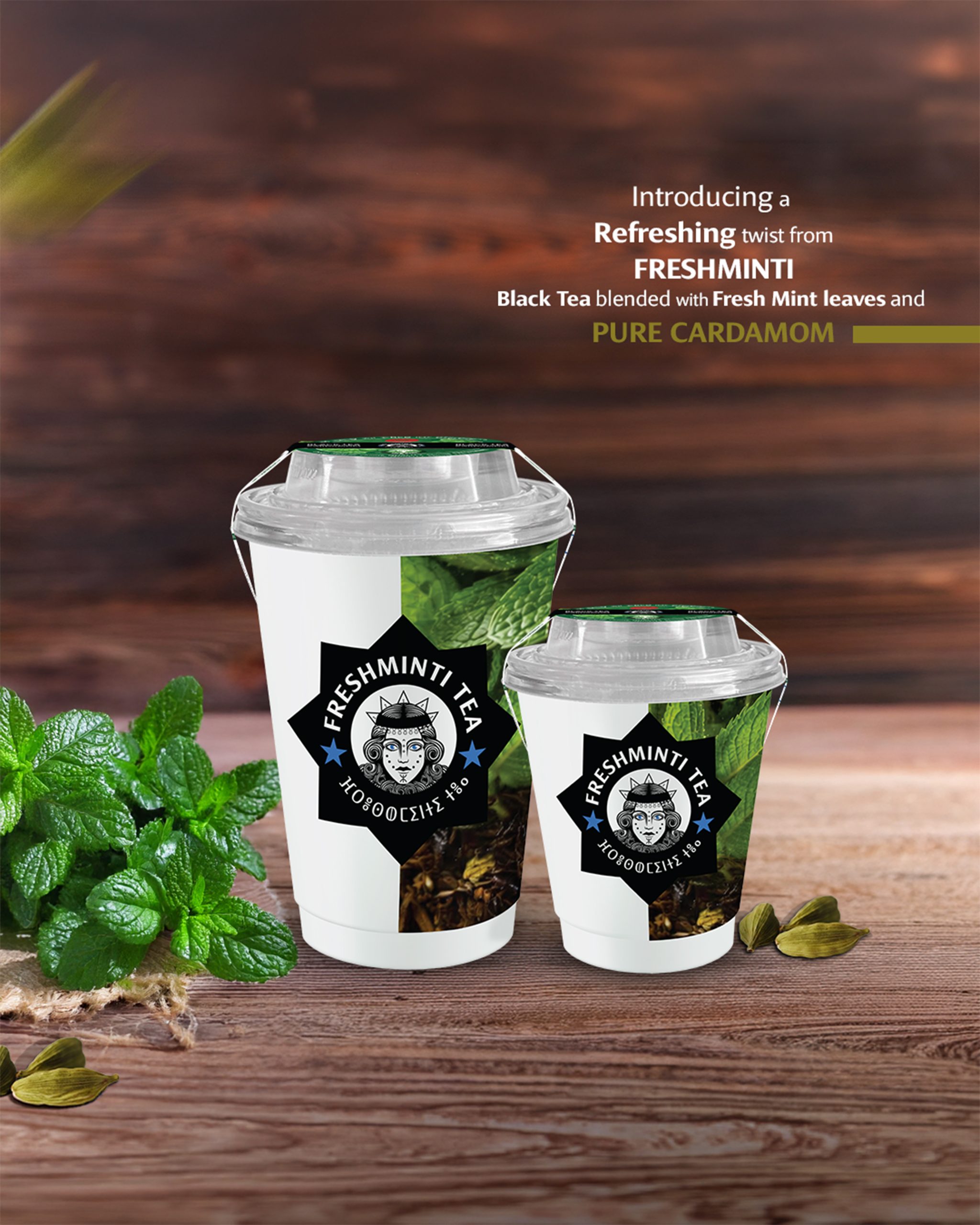 Discover the Refreshing Twist: FRESHMINTI Pure Cardamom Tea