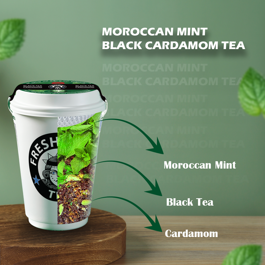 What is inside FRESHMINTI BLACK TEA?
