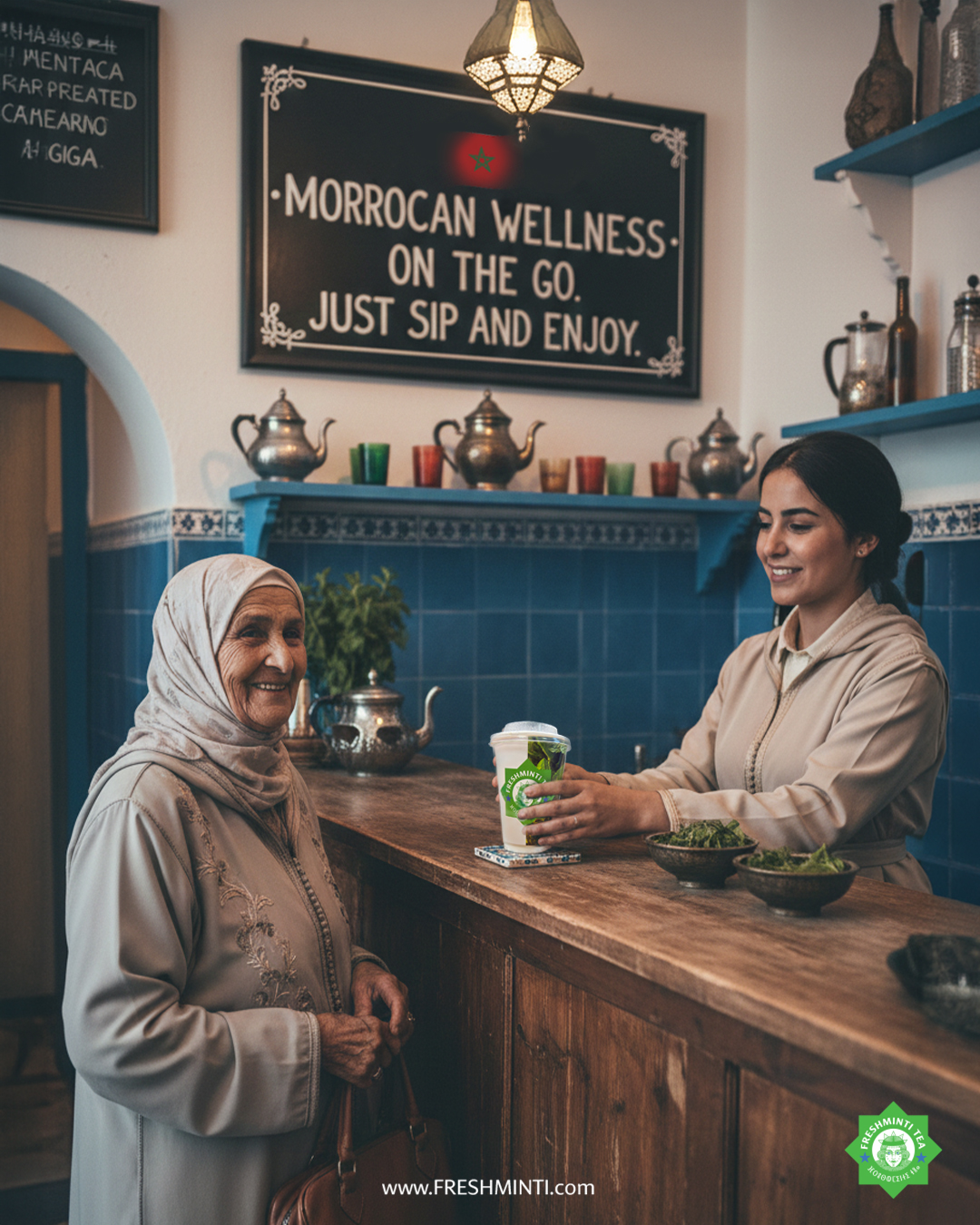 Pure refreshment inspired by Moroccan tradition