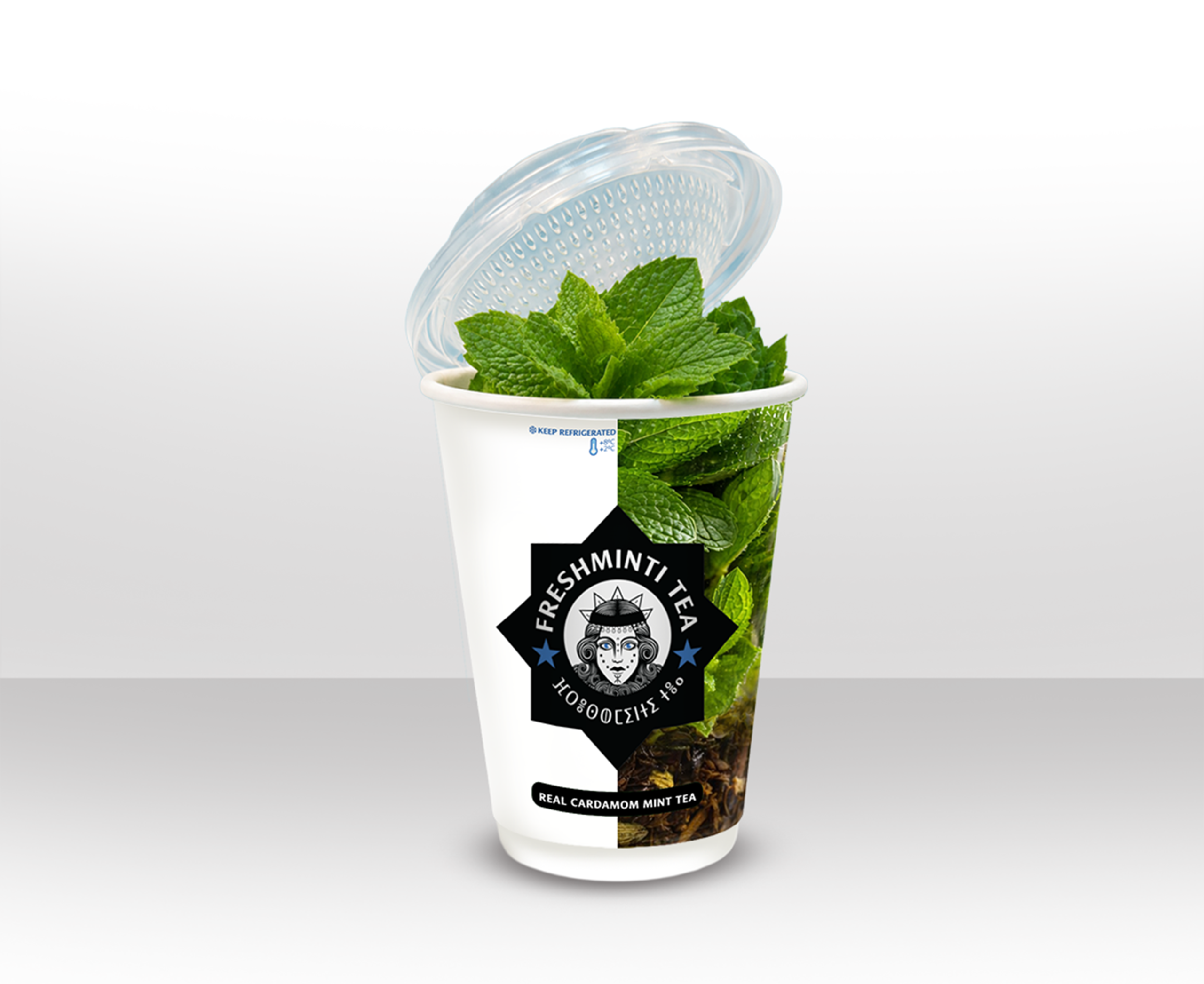 Real Black Cardamom Mint 16Oz